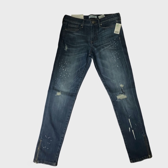 Banana Republic Skinny Ankle Distressed Jeans - Picture 5 of 6